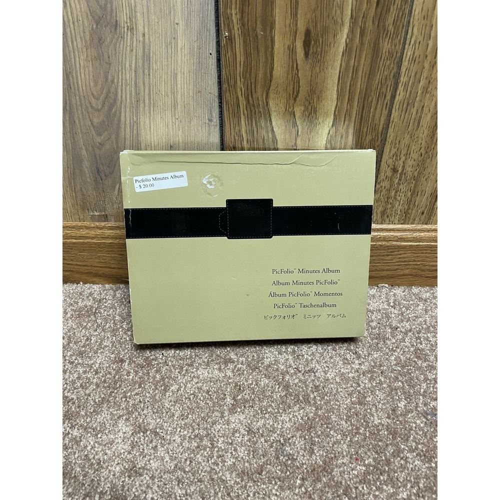 Creative Memories Picfolio Minutes Album Portfolio Tan Faux Leather 2006